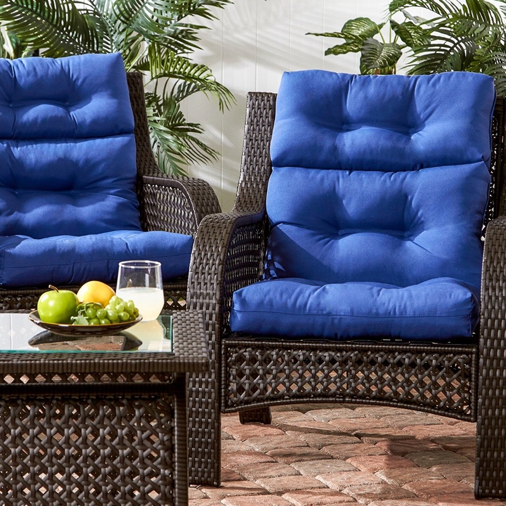 Outdoor High Back Seat/Chair Cushions (Set of 4)